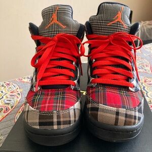 Plaid Jordan 5 Retro Sneakers
